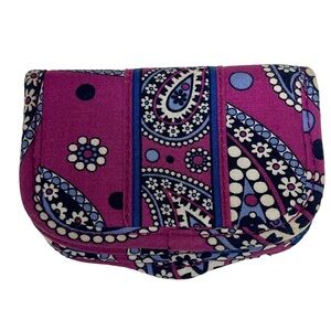 Vera Bradley Boysenberry Magnetic Business Credit
Card Holder